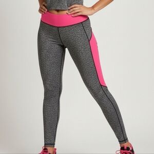 Infinite Pink And Gray Leggings